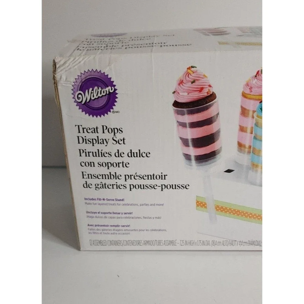 Wilton 12 Treat Pops Display Set *missing cardboard display